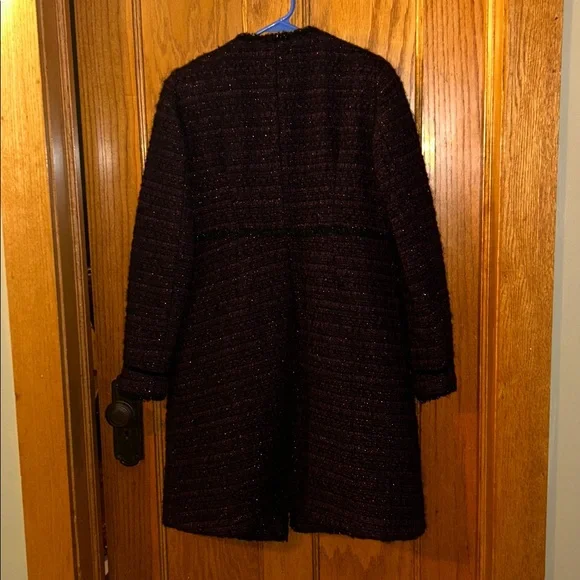 Seraphine Marina Sparkle Tweed Coat - ASO Kate Middleton Size 6 - Picture 8 of 8